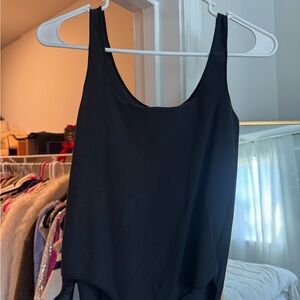 SKIMS Black Scoop Neck Bodysuit